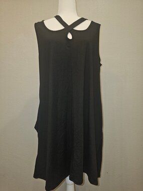 Haptics by Holly Harper Black Crisscross Tank - Size L